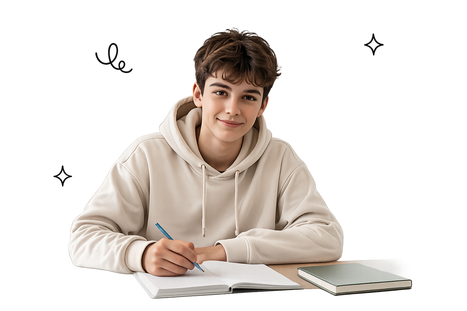 Ученик на занятии